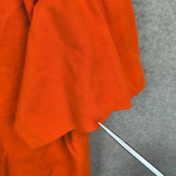 Vintage Florida Alligator Shirt Mens XL Orange Single Stitch Lightning Bolt 80s - Picture 9 of 9